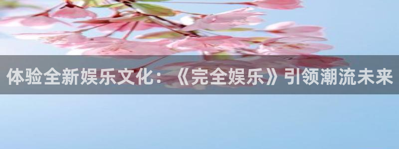 狗子28游戏网页版入口：体验全新娱乐文化：《完全娱乐》引领潮流未来
